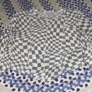 Ardene Gray Checkered Women's Blouse